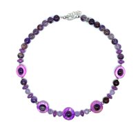 Collana Heteriah Donna in Argento Ametista CL-HETERIAH-01 - CL-HETERIAH-01